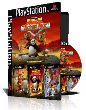 3 بازی کارتونی با قاب و چاپ روی دیسک پلی استیشن 2 سه دیسک panda
